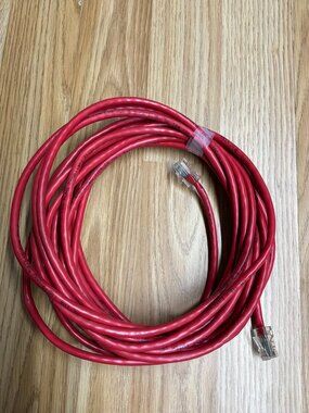 Belkin Cat5e Ethernet Network Patch Cable 15ft RJ45 LAN Internet Cable Red